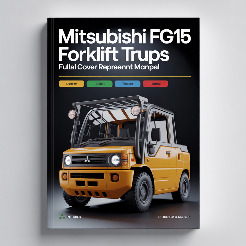 Mitsubishi FG15 Gabelstapler - Komplettes Service-Reparaturhandbuch