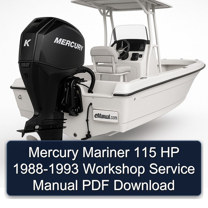 Mercury Mariner 115 HP 1988-1993 Workshop Service Manual