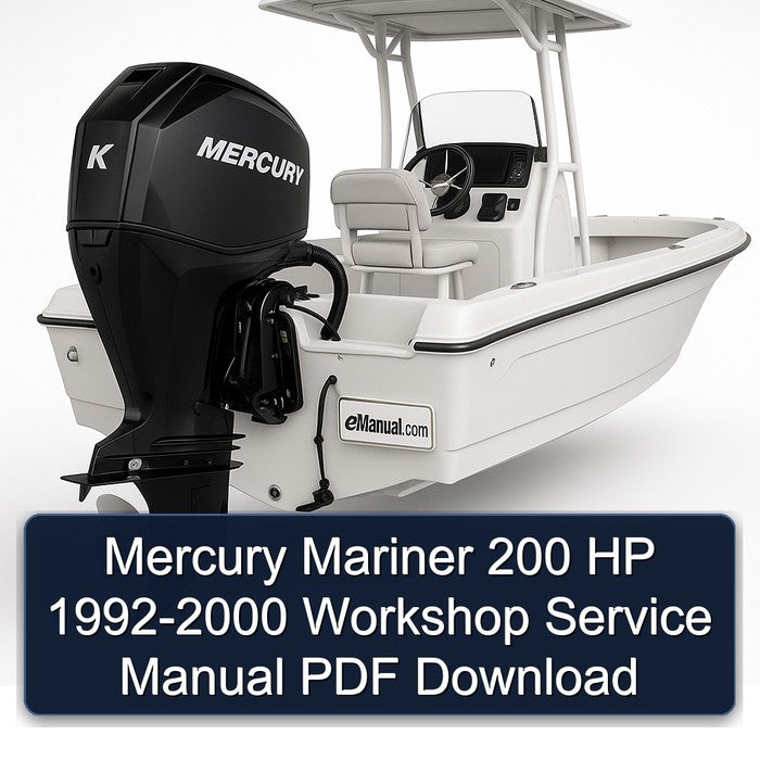 Mercury Mariner 200 HP 1992-2000 Workshop Service Manual