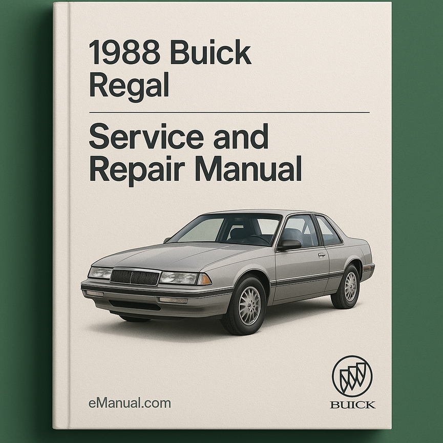 Manual de servicio y reparación del Buick Regal 1988