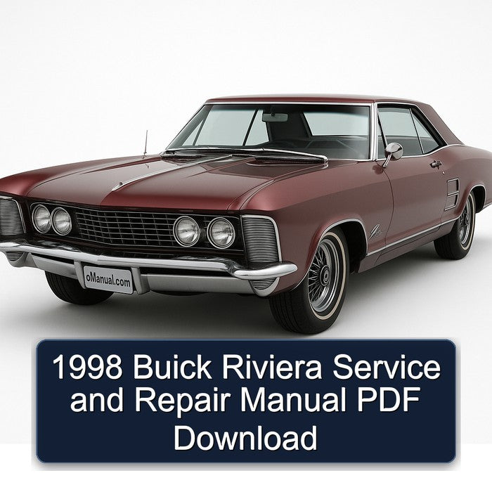 1998 Buick Riviera Service and Repair Manual