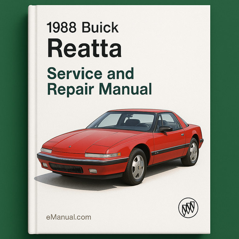 Manual de servicio y reparación de Buick Reatta 1988