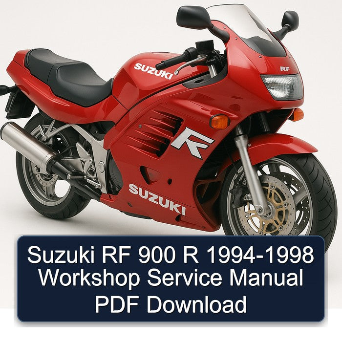Suzuki RF 900 R 1994-1998 Workshop Service Manual