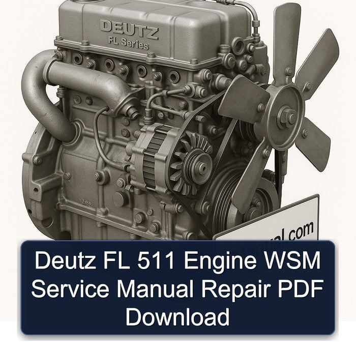 Deutz FL 511 Engine WSM Service Manual Repair