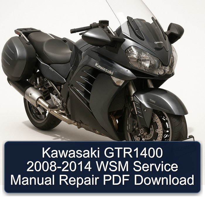 Kawasaki GTR1400 2008-2014 WSM Service Manual Repair