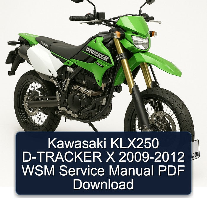 Kawasaki KLX250 D-TRACKER X 2009-2012 WSM Service Manual