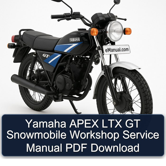 Yamaha APEX LTX GT Snowmobile Workshop Service Manual