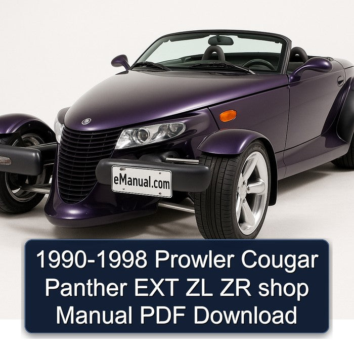 1990-1998 Prowler Cougar Panther EXT ZL ZR shop Manual