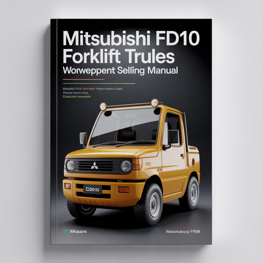 Mitsubishi FD10 Forklift Workshop Service Manual