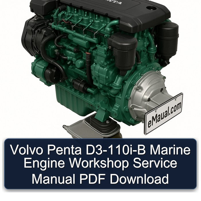 Volvo Penta D3-110i-B Marine Engine Workshop Service Manual