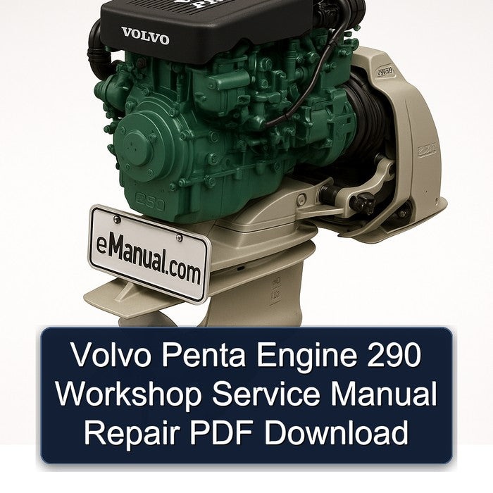 Volvo Penta Engine 290 Workshop Service Manual Repair