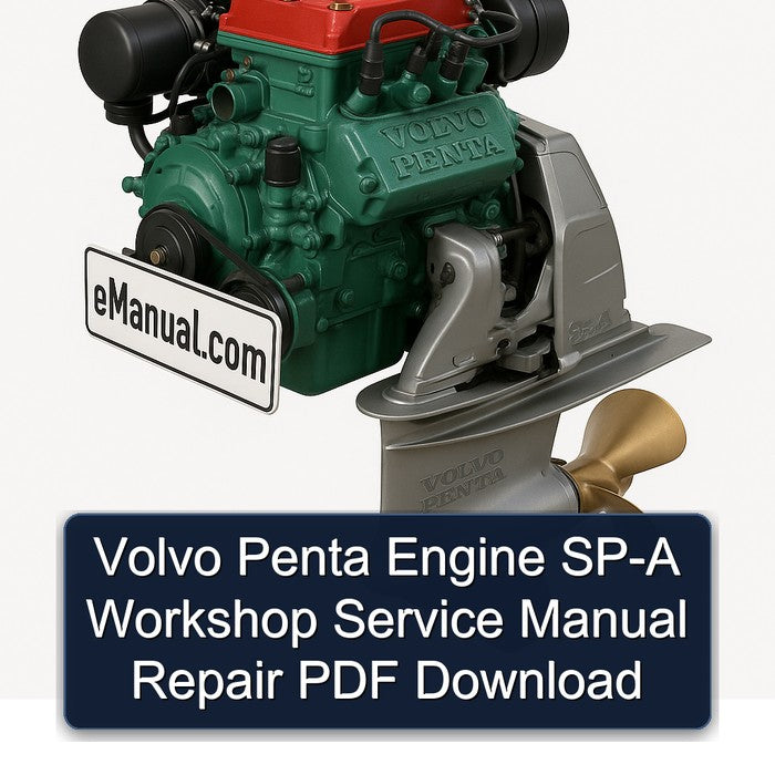 Volvo Penta Engine SP-A Workshop Service Manual Repair