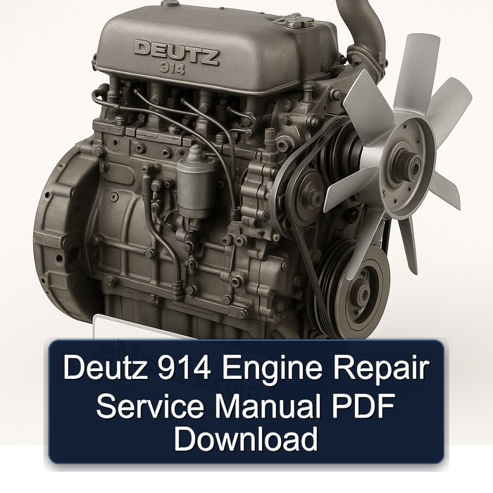Deutz 914 Engine Repair Service Manual