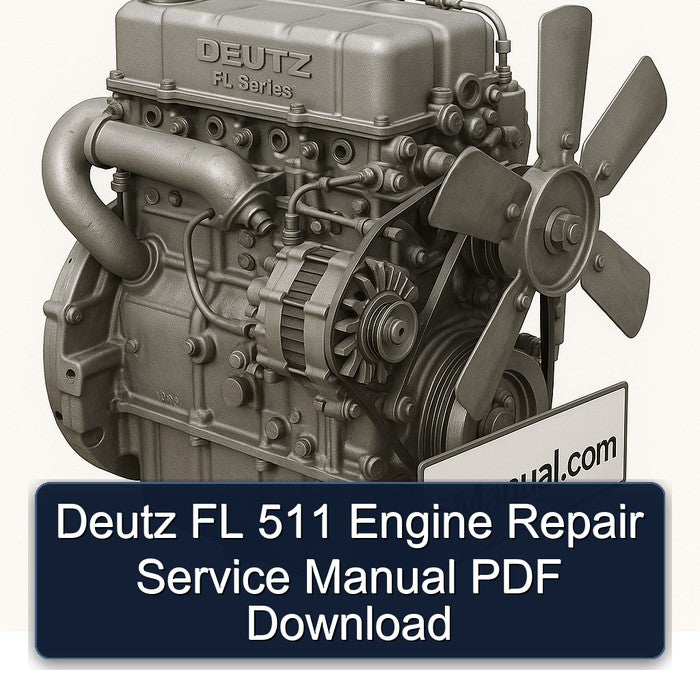 Deutz FL 511 Engine Repair Service Manual