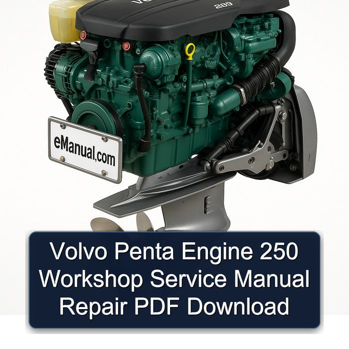 Volvo Penta Engine 250 Workshop Service Manual Repair