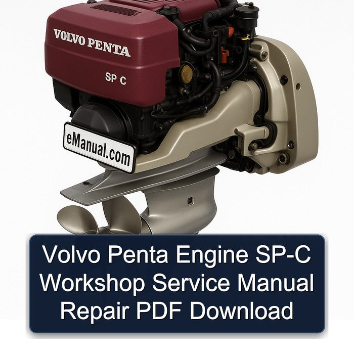 Volvo Penta Engine SP-C Workshop Service Manual Repair