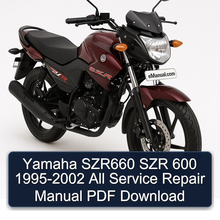 Yamaha SZR660 SZR 600 1995-2002 All Service Repair Manual