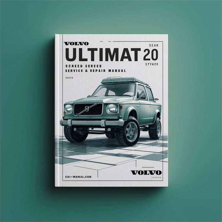 Volvo Ultimat 20 Screed Service Repair Workshop Manual PDF