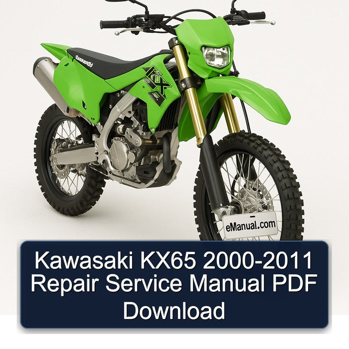 Kawasaki KX65 2000-2011 Repair Service Manual