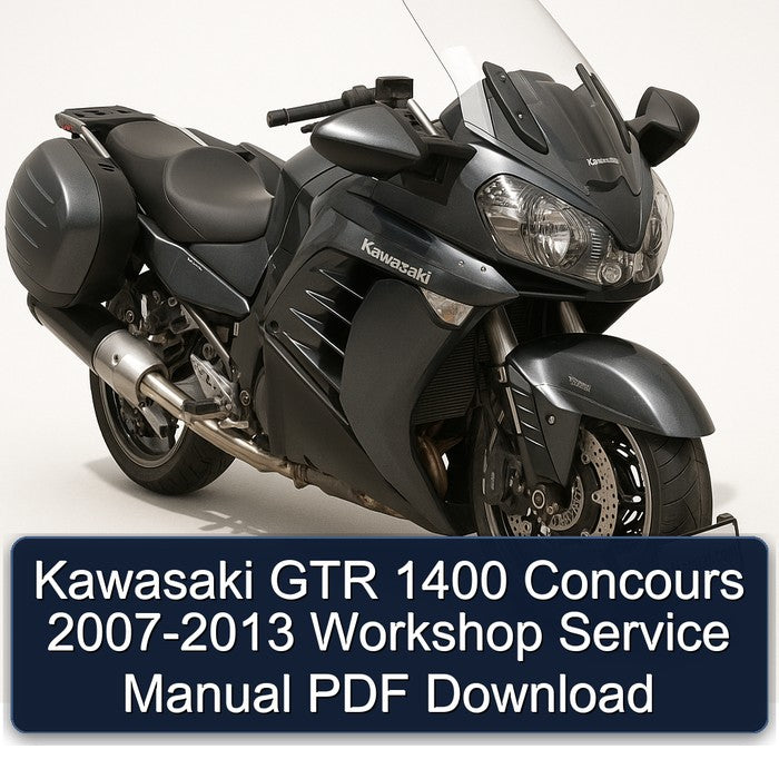 Kawasaki GTR 1400 Concours 2007-2013 Workshop Service Manual