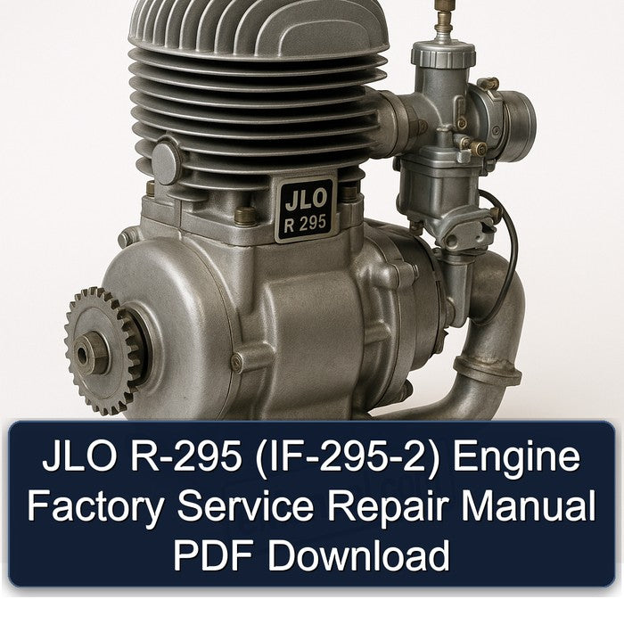 JLO R-295 (IF-295-2) Engine Factory Service Repair Manual