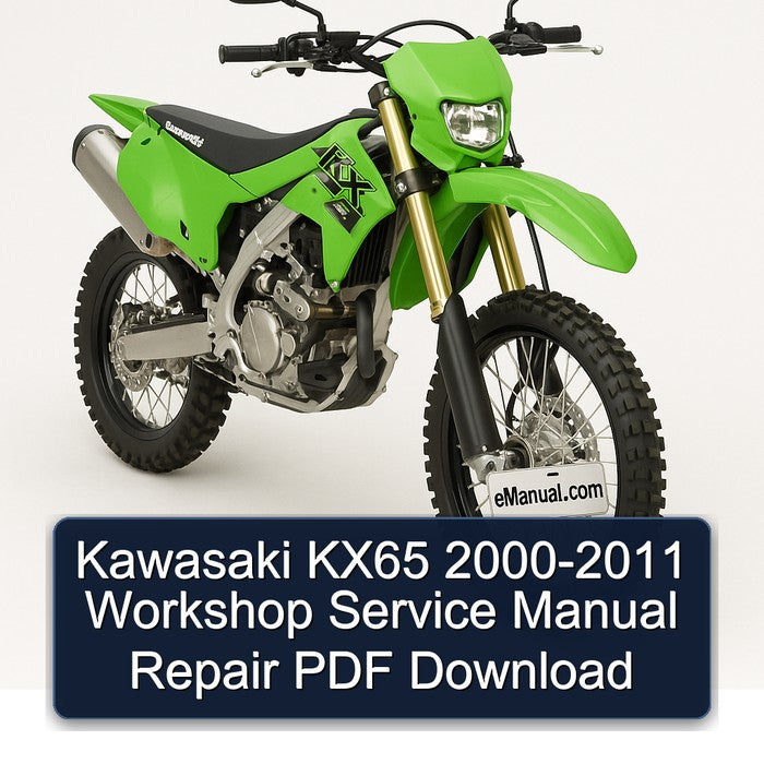 Kawasaki KX65 2000-2011 Workshop Service Manual Repair