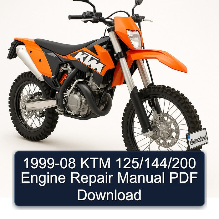 1999-08 KTM 125/144/200 Engine Repair Manual