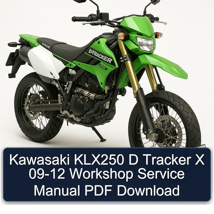 Kawasaki KLX250 D Tracker X 09-12 Workshop Service Manual