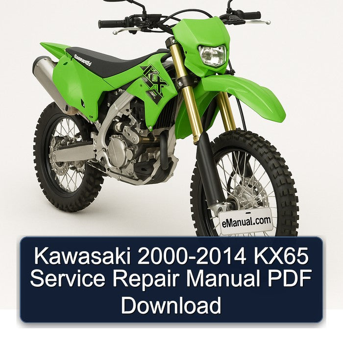 Kawasaki 2000-2014 KX65 Service Repair Manual