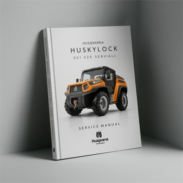 Husqvarna Huskylock S21 S25 Service Manual PDF