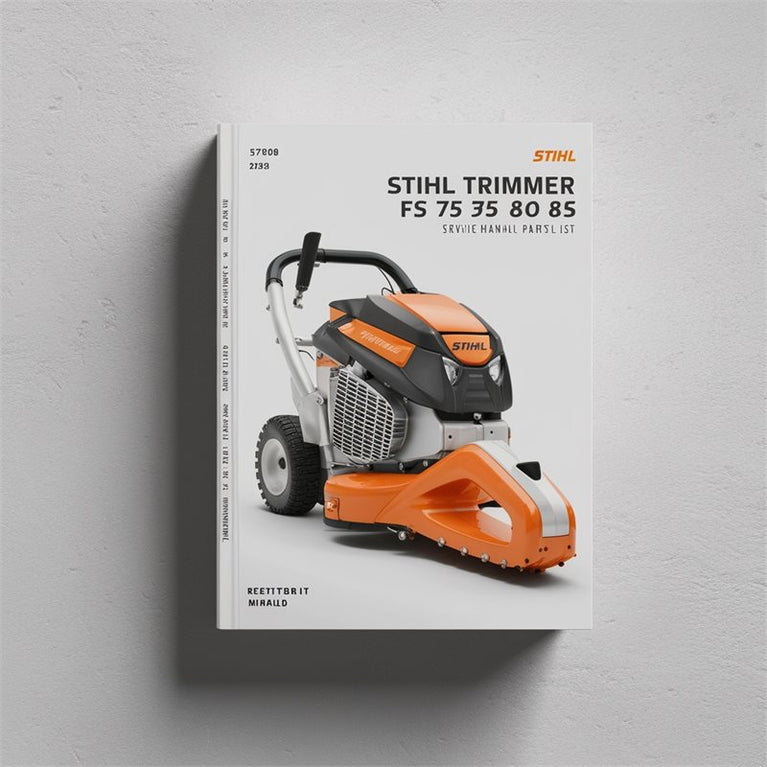 Stihl Trimmer FS 75 80 85 Service Manual Parts List PDF