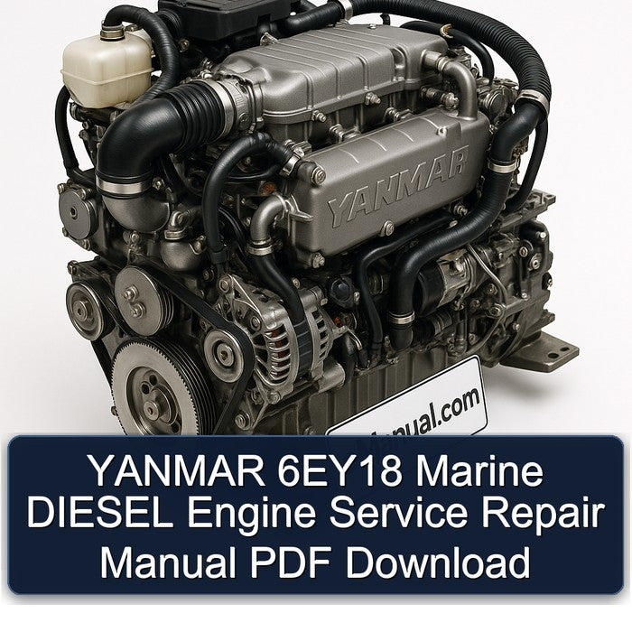 YANMAR 6EY18 Marine DIESEL Engine Service Repair Manual