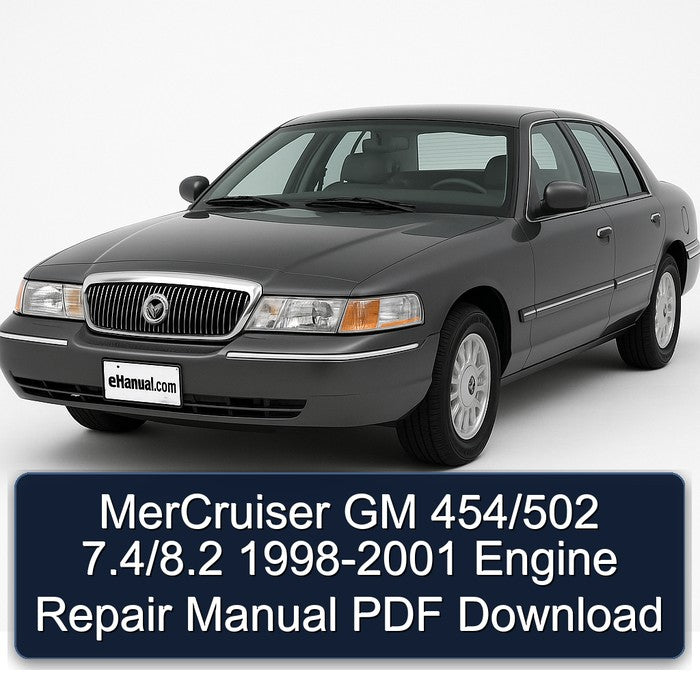 MerCruiser GM 454/502 7.4/8.2 1998-2001 Engine Repair Manual