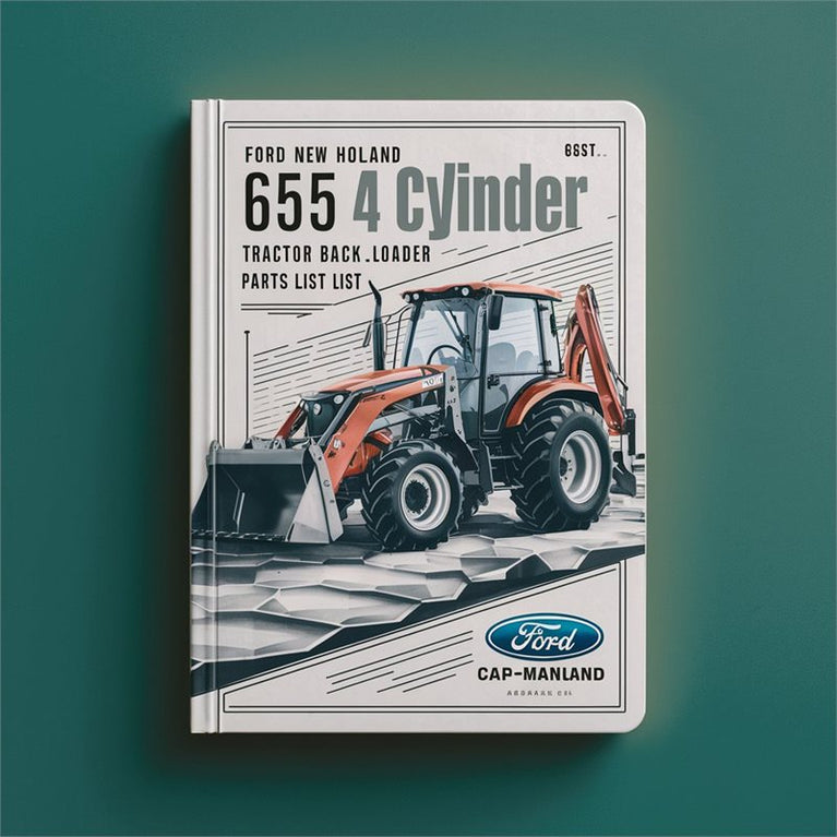 Ford New Holland 655D 4 Cylinder Tractor Backhoe Loader List Parts Catalog PDF
