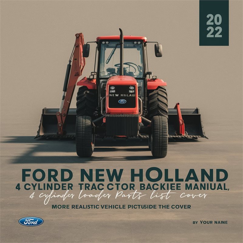Ford New Holland 555D 4 Cylinder Tractor Loader Backhoe Parts Catalog PDF