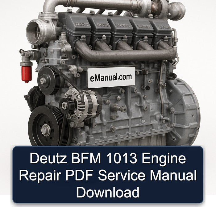 Deutz BFM 1013 Engine Repair PDF Service Manual Download