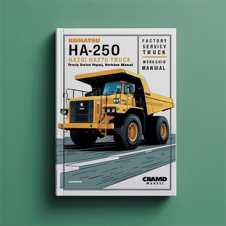 Komatsu HA250 HA270 Dump Truck Service Repair Workshop Manual PDF