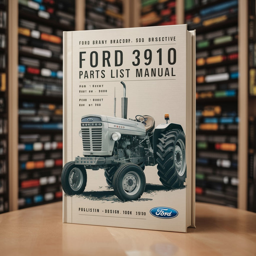 Ford 3910 Traktor-Ersatzteilliste Handbuch