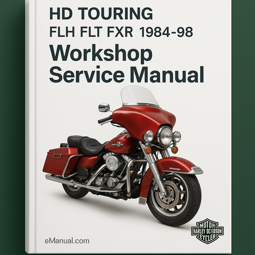 HD TOURING FLH FLT FXR BIKE 1984-98 Workshop Service Manual