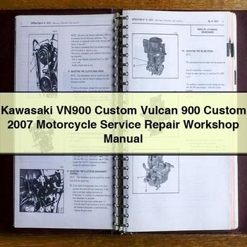 Kawasaki VN900 Custom Vulcan 900 Custom 2007 Motorrad Service Reparatur Werkstatthandbuch