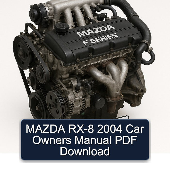 MAZDA RX-8 2004 Car Owners Manual