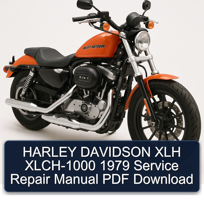 HARLEY DAVIDSON XLH XLCH-1000 1979 Service Repair Manual