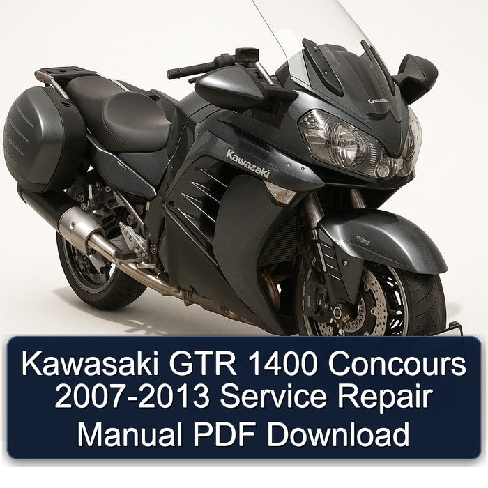 Kawasaki GTR 1400 Concours 2007-2013 Service Repair Manual