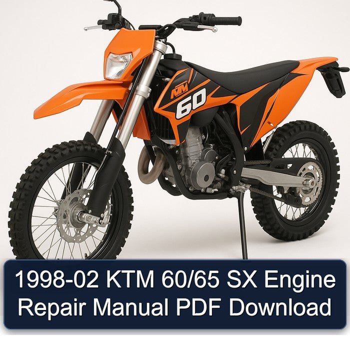 1998-02 KTM 60/65 SX Engine Repair Manual