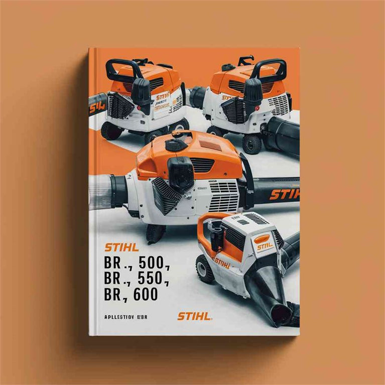 Stihl BR 500 BR 550 BR 600 Blower Complete Workshop Service Repair Manual PDF