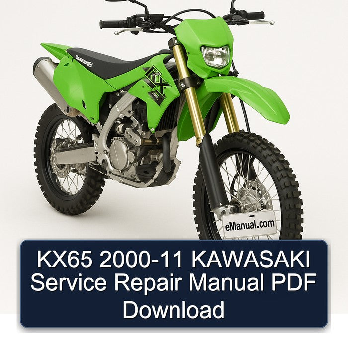 KX65 2000-11 KAWASAKI Service Repair Manual