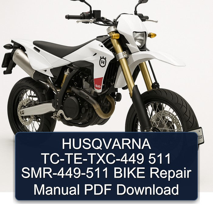 HUSQVARNA TC-TE-TXC-449 511 SMR-449-511 BIKE Repair Manual