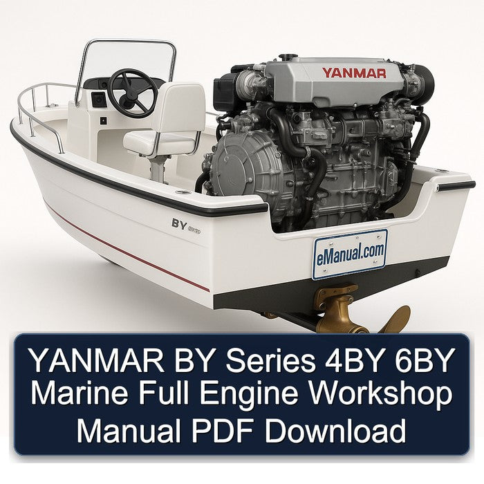 YANMAR BY Series 4BY 6BY Marine Full Engine Workshop Manual