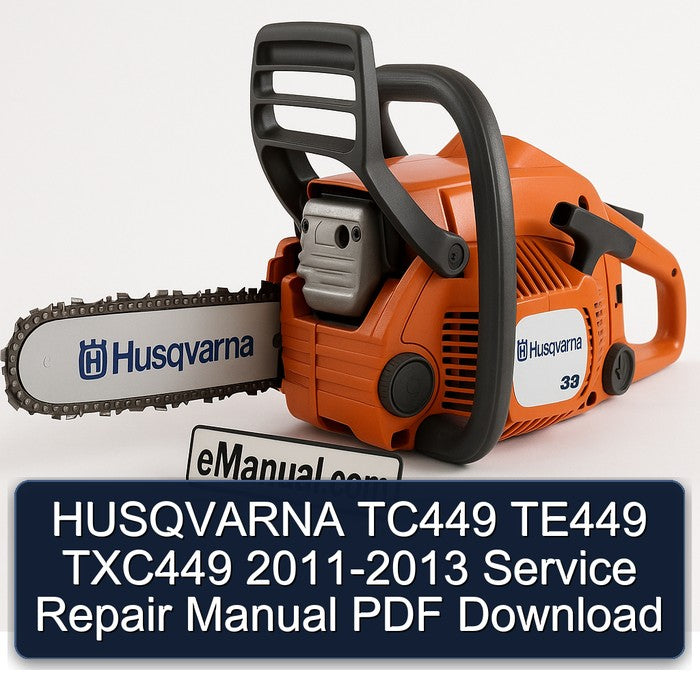 HUSQVARNA TC449 TE449 TXC449 2011-2013 Service Repair Manual