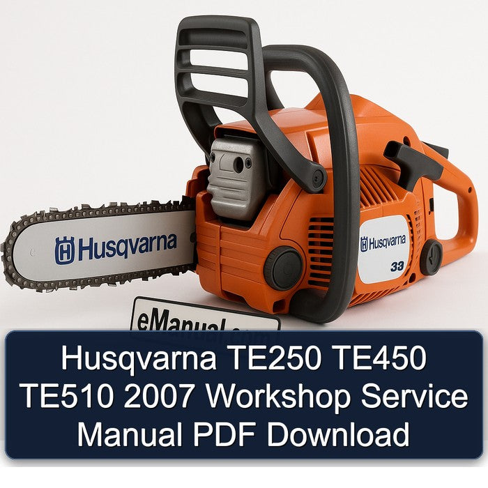 Husqvarna TE250 TE450 TE510 2007 Workshop Service Manual